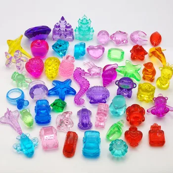 100GAB Plastmasas Dārgakmeņi, Ledus Graudi, Krāsainiem Akmeņiem Bērniem Dārgakmeņiem Akrila Dārgakmeņiem Ledus Skaitītājs Crystal Diamonds Rotaļlietas