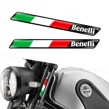 3D Motociklu Uzlīmes Atstarojošie itālijas Logo Uzlīmes Sacīkšu Piederumi Benelli imperiale 400 TRK502 BN302 TNT125 300 BJ600