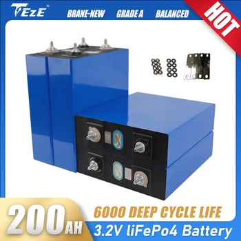 A kategorijas 3.2 V 200AH 240AH 280AH Lifepo4 Baterijas Kopnes JAUNU Litija Dzelzs Fosfāta Akumulatoru PV Saules Golfa Ratiņi ES ASV Nodokļu Bezmaksas