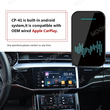 Apple Carplay AI Box Android Sistēmas, Auto Multimediju Atskaņotājs, Video 4+32GB Bezvadu Spogulis Saites, Auto Radio Uzlabot Wifi BT