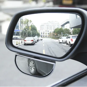 Auto Spogulis 360° Regulējams Platleņķa Sānu Atpakaļskata Spoguļi Blind Spot Snap Ceļu Autostāvvieta Autonoma Atpakaļskata Spogulis Piederumi