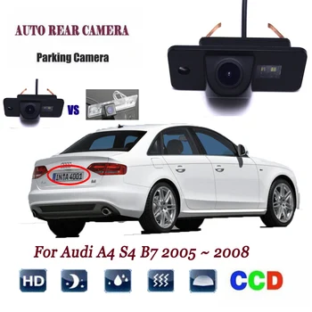 Automašīnas Atpakaļskata Kamera, Audi A4 S4 B7 2001~2005 Atpakaļskata Atpakaļgaitas Kamera / license plate kamera Sākotnējos Rūpnīcas caurumu Kameras