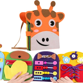 Bērni Jutās Kluss Grāmatas Montessori Rotaļlietas, Bērnu Sensorās Aktivitātes Aizņemts Grāmatu Toddler Mācīšanās Dzīves Prasmju Izglītība Rotaļlietas Bērnam 2-6 Gadiem
