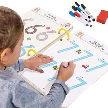 Bērniem, Montessori Matemātikas Mācību Zīmēšanas Rotaļlietas Pildspalvu Vadības Apmācības Krāsu, Formu Match Spēle, Kas Toddler Aktivitātes Izglītības Rotaļlieta