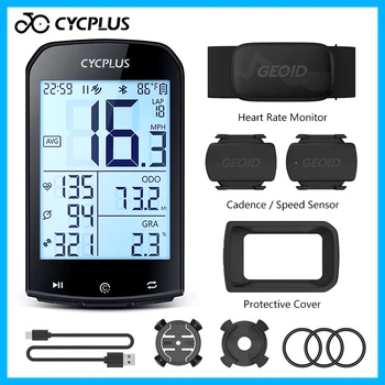 CYCPLUS M1 Velosipēdu Aksesuāri GPS Velo Dators Velo Spidometrs Bluetooth 5.0 ANT+ Ciclismo Ātruma Mērītāju Garmin Zwift