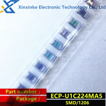 ECPU1C224MA5 metalizētas plēves kondensators Zemu EAR 0.22 uF 16VDC 20% 1206 Acryllic Sveķu 220nF EMP-U1C224MA5 CBB poliestera kondensators