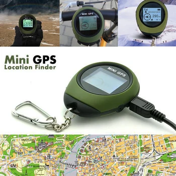 GPS Tracker Satelītu Navigācijas Uztvērēju malkas Cirtējs, USB Uzlādējams Rokas Atrašanās vietu Meklētājs Izsekošanas Ceļotājs Kompass Meklētājs