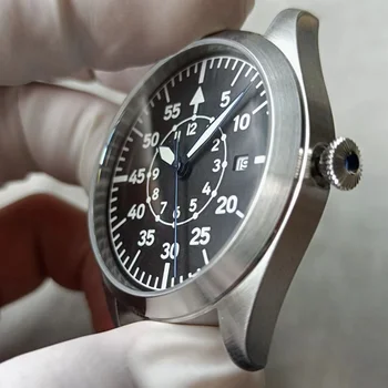 Izmēģinājuma Flieger Skatīties Kopija b Tipa Automātiskā Mehāniskās rokas Pulkstenis Hronometrs, Miyota Datums Pt5000 NH36 Kustību 2824
