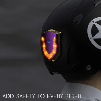 Izturīgs USB Motociklu Gaismas Izjādes Brīdinājuma LED Drošu Lampas Motociklu Led Ķivere Gaismas Motociklu Led Titāna Dedzināšana Lightings