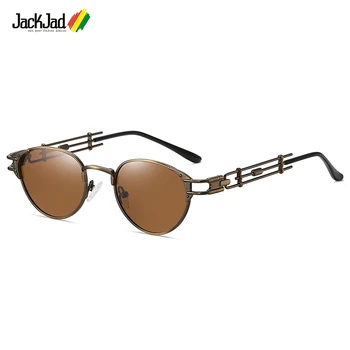 JackJad Vintage Klasiskās Gotikas SteamPunk Stila Polarizētās Saulesbrilles, Mehāniskās Metāla Zīmola Dizaina Saules Brilles Oculos De Sol 921