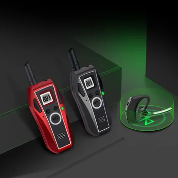 KSUN V8 Portatīvie Mini Bluetooth Saderīgu Walkie Talkie PMR446 FRS VOX Ērts divvirzienu Radio Intercom
