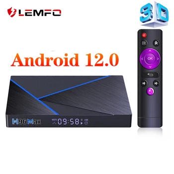 LEMFO H96 Max V56 Smart TV Box Android 12 8GB 64GB 8K RK3566 1000M H96Max Set Top Box Android 12.0 TV Kastē IPTV