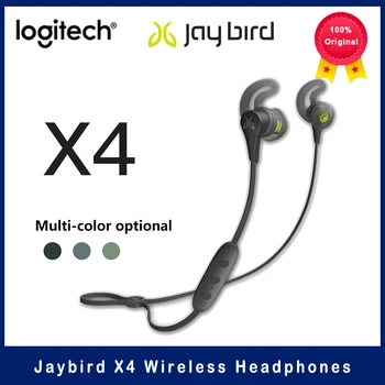 Logitech Jaybird X4 Bluetooth Austiņas Sporta Veida Kakla IPX7 ūdens un Sweatproof 8 Stundām Bateriju Dzīvi Magnētiskas Uzlādes