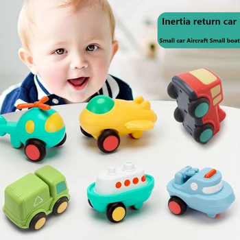 Mazu Bērnu Rotaļlietas, Kritums-izturīgs Mini Q Versija Inerces Atpakaļ Uz Rotaļu Auto Karikatūra Atpakaļ Uz Mazo Auto
