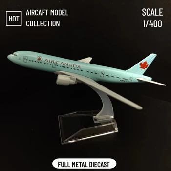 Mērogs 1:400 Metāla Reprodukcija Lidmašīnas 15cm Air Canada Boeing Lidaparātu Lējumiem Modelis Pasaulē Aviācijas Kolekcionējamus Miniatūras Ornaments