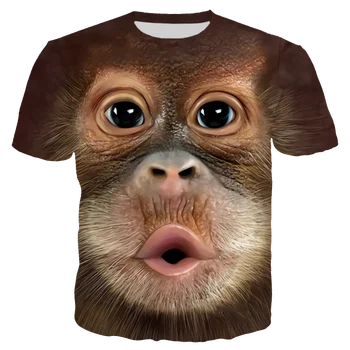 Orangutan vai Pērtiķis T Krekls Gadījuma 3d Druka, T Krekli, Funny, Cool t-veida