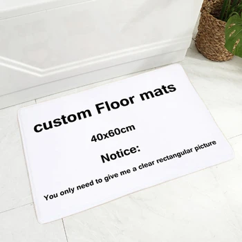 Pielāgotus foto grīdas paklāji neslīdoša iespiesti kristāla samta paklāji pielāgotus foto koridora paklāji vannas istabas durvis mats
