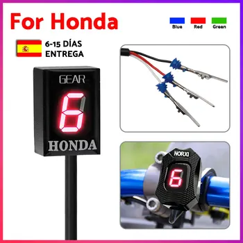 Pārnesumu indikators Spānija Honda CB500X VFR 800 CB1000R CB400SF CBR650F CB650F Motociklu 1-6 Līmenī Ecu Plug Mount