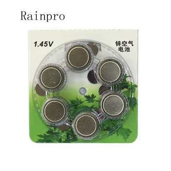 Rainpro 60PCS/DAUDZ (10 PAKAS) A675P 675 PR44P Cinka Gaisa akumulatoru kohleāro Dzirdes implantu Palīdzību, Cinka-Gaisa baterijas