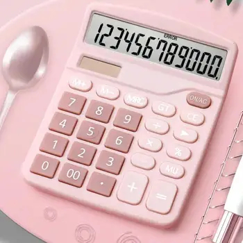 Saules Kalkulators, Duālais Barošanas Kalkulators Gudrs Krāsains Modes Eksāmenu Lielveikalu Kalkulators