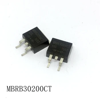 Schottky diode MBRB30200CT TO-263 30A/200V 10pcs/daudz jaunu noliktavā