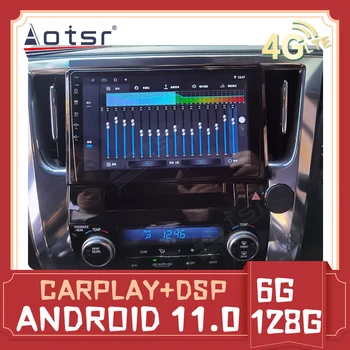 Toyota Alphard 30 2015 - 2020 Android Auto Radio Multimediju Video Atskaņotāju, Auto Stereo, GPS Navigācijas Carplay 4G SIM Headunit